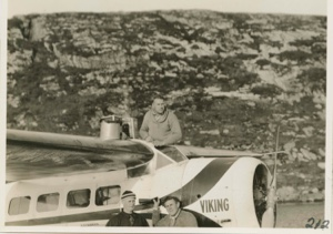 Image of Charlie Rocheville (pilot), Glen Kershner (photographer), MacMillan
